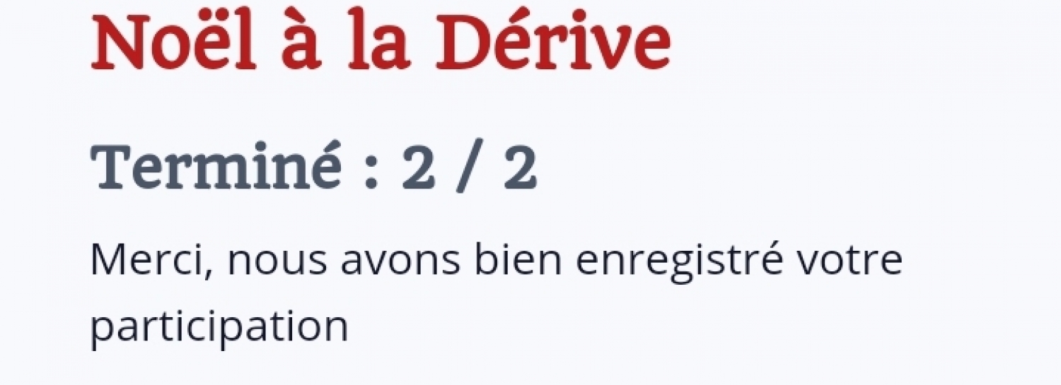 Noel a la derive