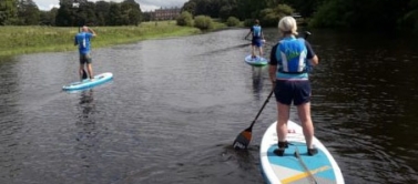 Balade en Paddle ou kayak sur la Maine à Pont Caffino