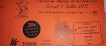 Preveil au chateau (cochon grillé animé puis bal)