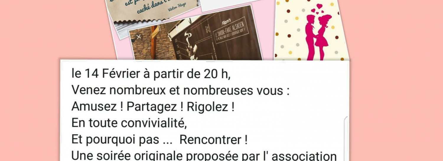 Soirée sans valentin speed dating