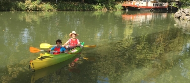  SUR LE CANAL DU MIDI  en KAYAC  ...