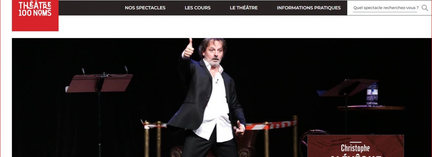 Christophe Alévêque- Théâtre 100 noms