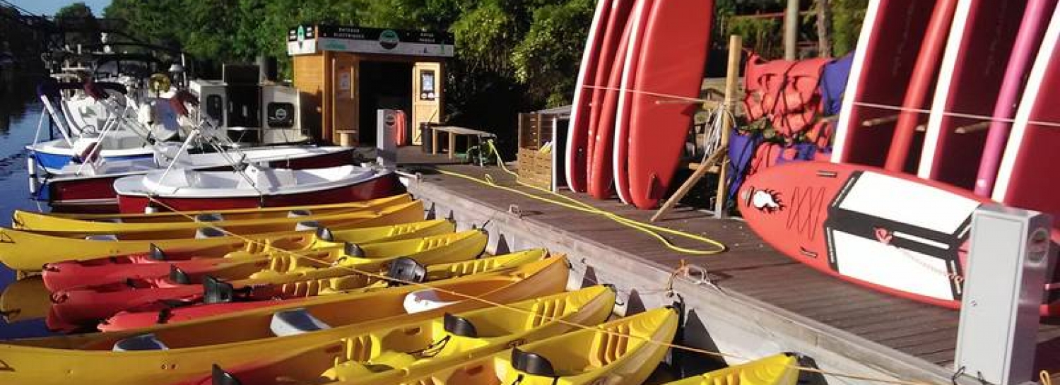 Kayak sur l'Erdre au départ de l'ïle de Versailles
