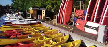 Kayak sur l'Erdre au départ de l'ïle de Versailles