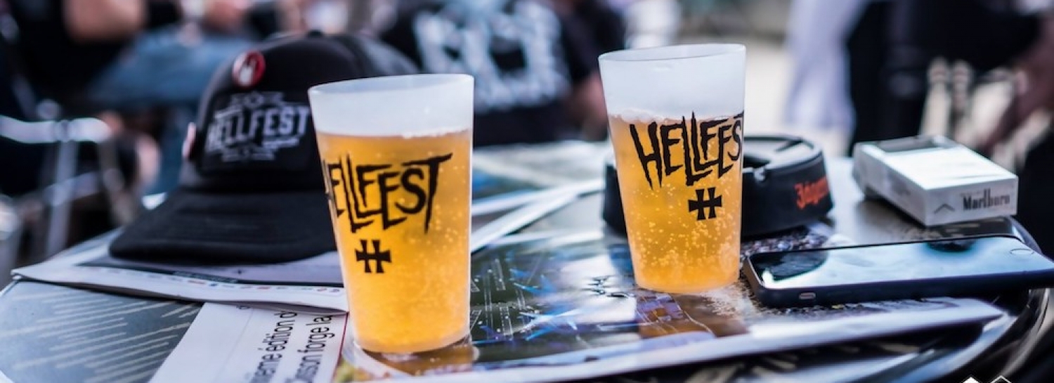 Une bière au HELLFEST 2