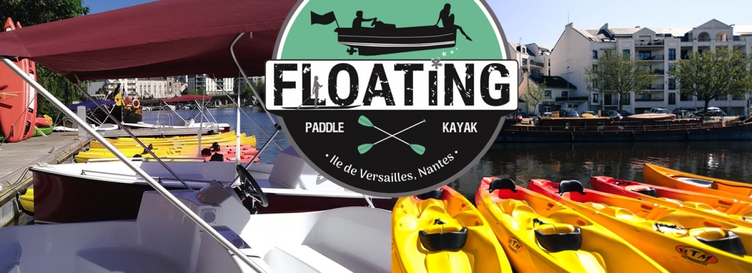 Kayak sur l'Erdre au départ de l'ile de Versailles